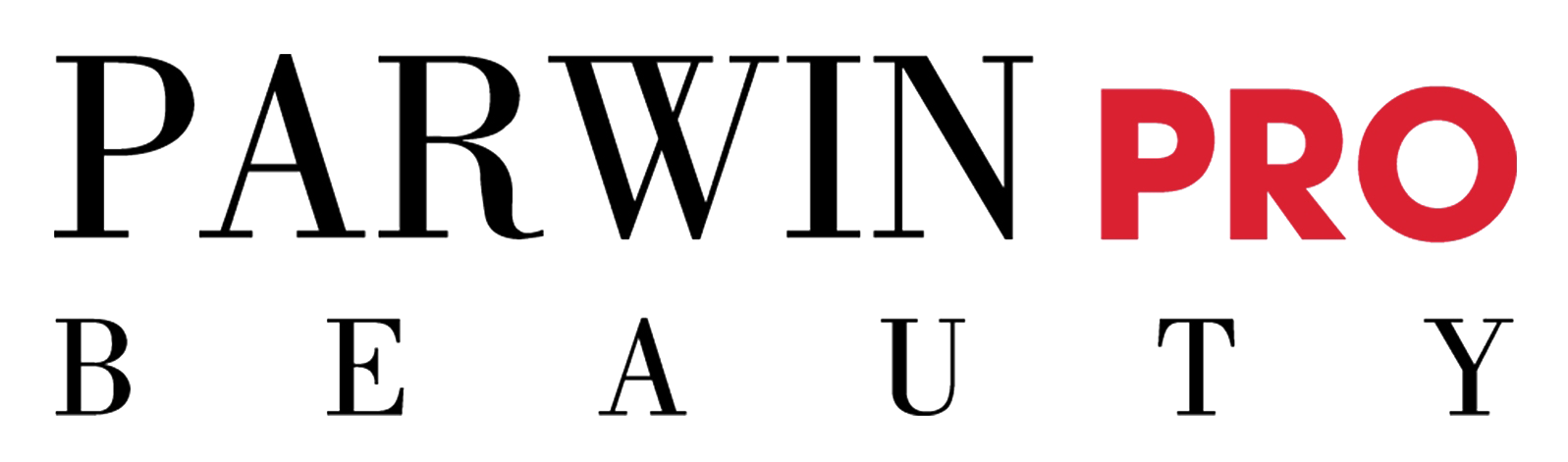 Parwin Pro Beauty website